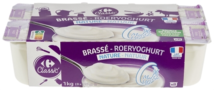 CARREFOUR CLASSIC MAGERE ROERYOGHURT NATUUR CARREFOUR CLASSIC MAGERE ROERYOGHURT NATUUR
