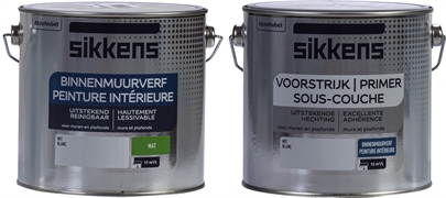 SIKKENS BINNENMUURVERF MAT SIKKENS BINNENMUURVERF MAT