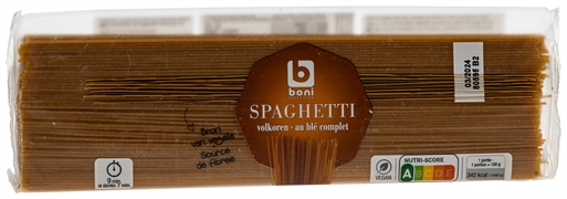 BONI SELECTION (COLRUYT) SPAGHETTI VOLKOREN BONI SELECTION (COLRUYT) SPAGHETTI VOLKOREN