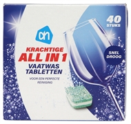 AH (ALBERT HEIJN) KRACHTIGE ALL IN 1 VAATWASTABLETTEN AH (ALBERT HEIJN) KRACHTIGE ALL IN 1 VAATWASTABLETTEN