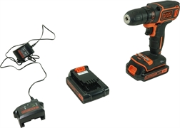 BLACK+DECKER BDCDC18KB (2 BATTERIJEN, 2.5 AH, 18 V) BLACK+DECKER BDCDC18KB (2 BATTERIJEN, 2.5 AH, 18 V)