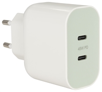 IKEA SJÖSS 45W USB-C-OPLADER MET 2 POORTEN 45W (805.744.38)