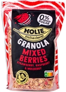 HOLIE'S GEROOSTERDE GRANEN MET ROOD FRUIT, ZONNEBLOEMPITTEN EN LIJNZAAD.