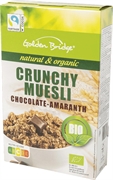 GOLDEN BRIDGE (ALDI) CRUNCHY MUESLI CHOCOLATE-AMARANTH BIO
