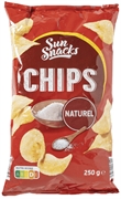 SUN SNACKS (ALDI) CHIPS NATUREL