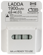 IKEA LADDA HR06 AA 1.2V 1900 MAH