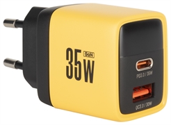 ASOMETECH 35W GAN CHARGER LED DISPLAY (EU PLUG) + 60W PD CABLE