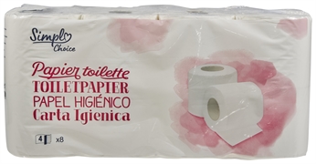 SIMPL CHOICE (CARREFOUR) TOILETPAPIER 4-LAAGS