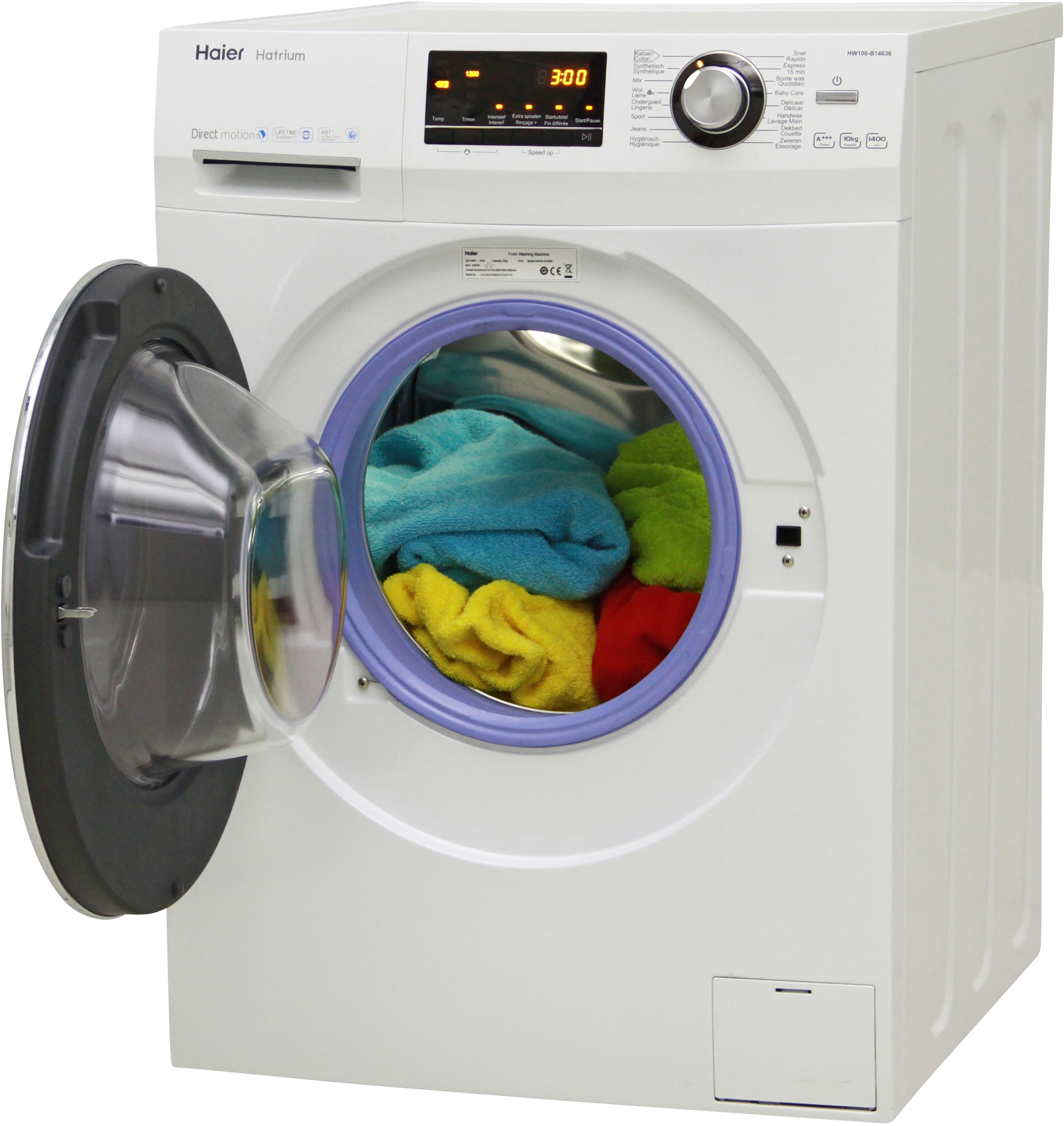 HAIER HW100-B14636: test, prijzen en specificaties