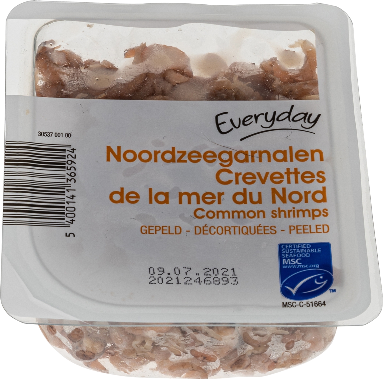 EVERYDAY (COLRUYT) NOORDZEEGARNALEN test, prijzen en review Test Aankoop