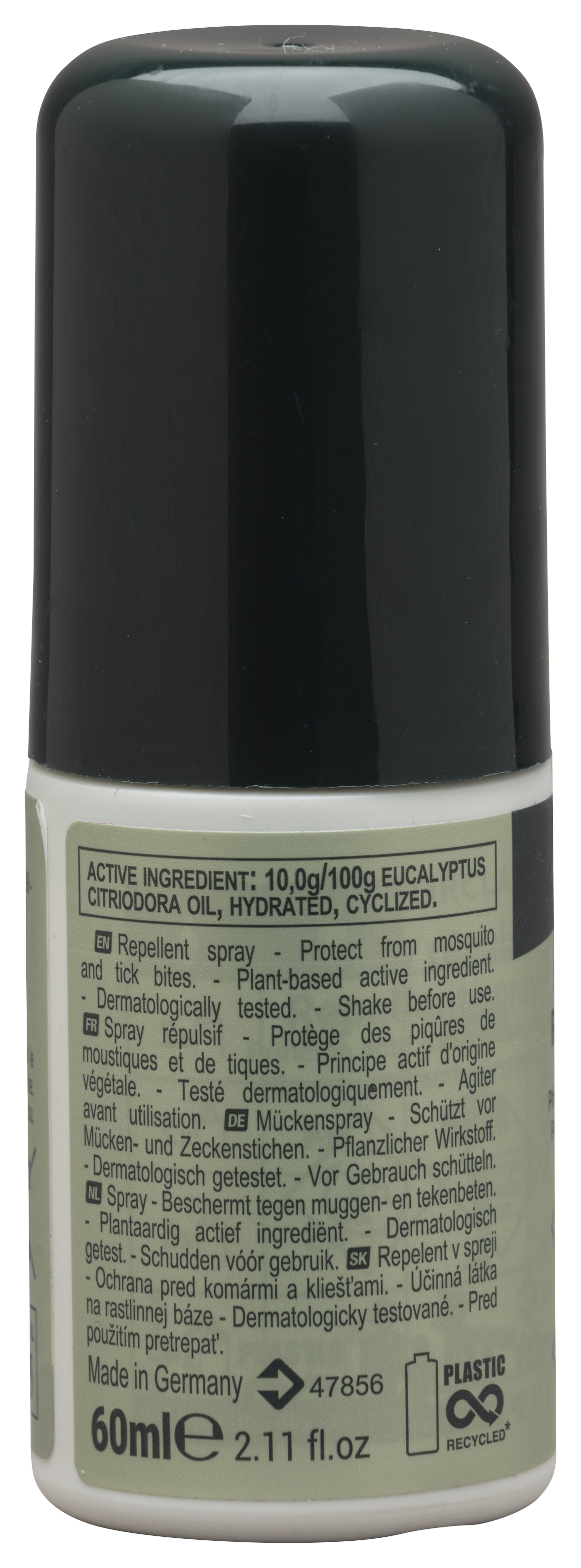 FORCLAZ (DECATHLON) REPELLENT SPRAY EUCALYPTUS CITRIODORA 8H test en review Testaankoop gezond