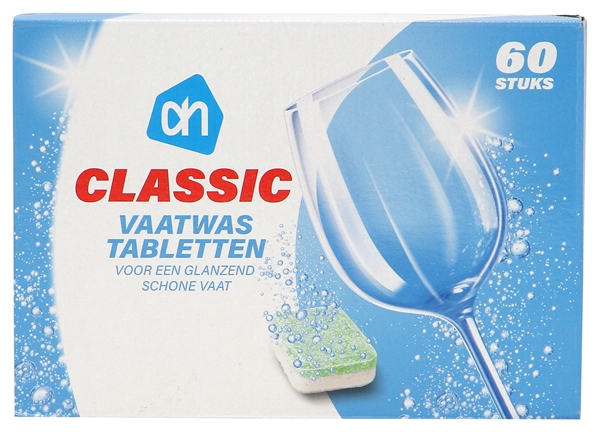 AH (ALBERT HEIJN) Classic vaatwastabletten test en review - Testaankoop